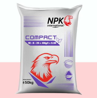 Compact 10-6-25+4MgO+0.5B plus magnesium oxide